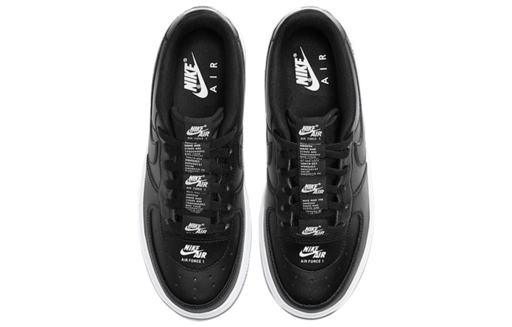 Фото № 4 с приближением к товару «‎Nike Air Force 1 LV8 3 GS 'Black'»