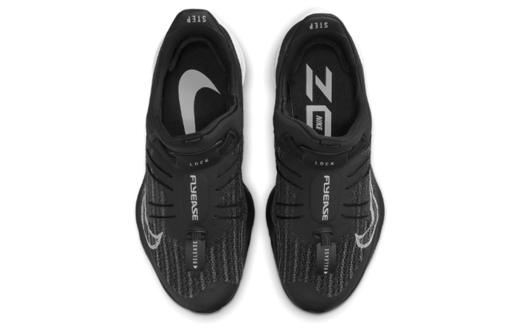 Фото № 4 с приближением к товару «‎Nike Air Zoom Tempo NEXT FlyEase Wmns BlackWhite»