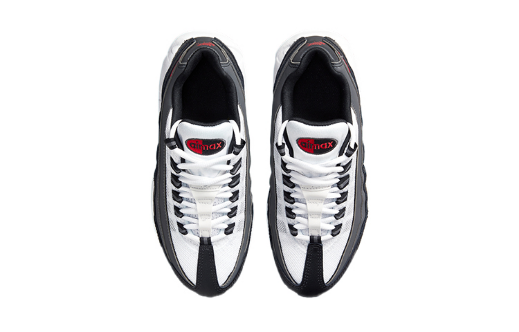 Фото № 4 с приближением к товару «‎Nike Air Max 95 Recraft Sneakers BlackWhiteRed»