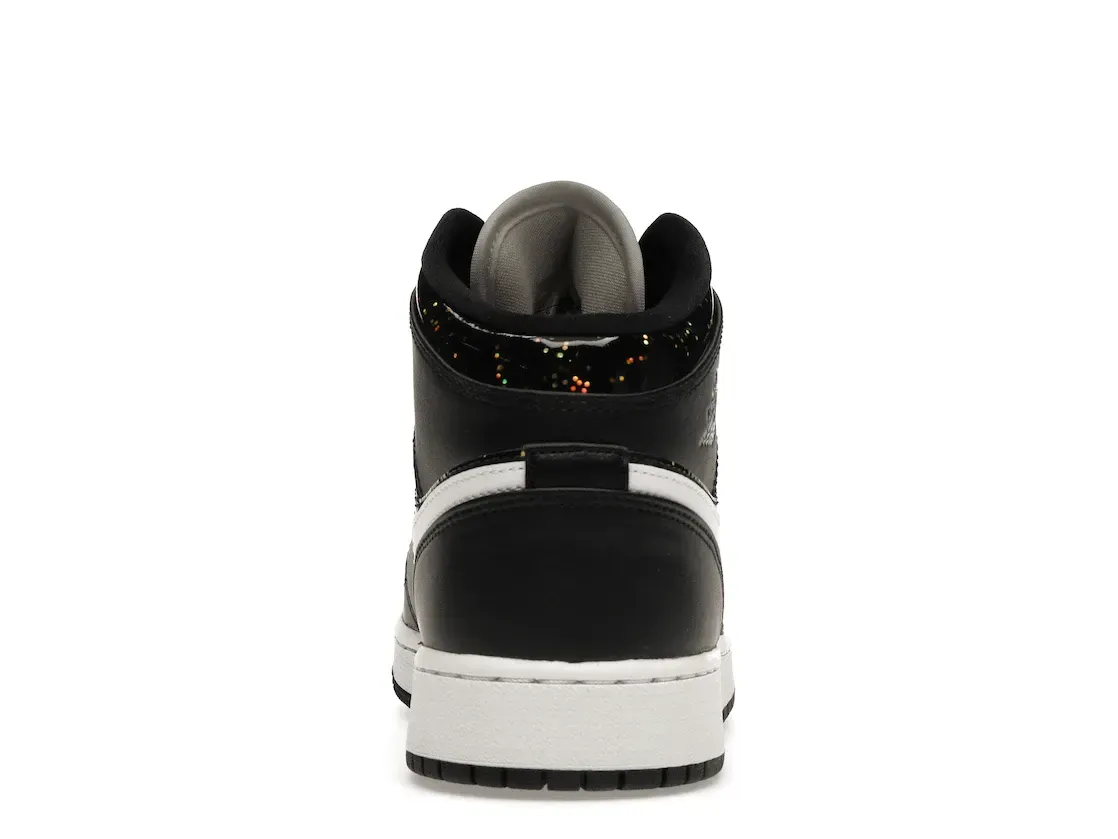 Фото № 4 с приближением к товару «‎Jordan 1 Mid Black Speckle »