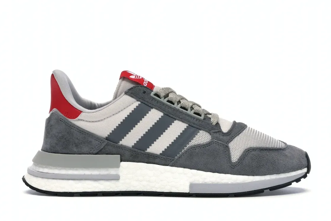Фото № 1 с приближением к товару «‎adidas ZX 500 RM Grey Four Scarlet»