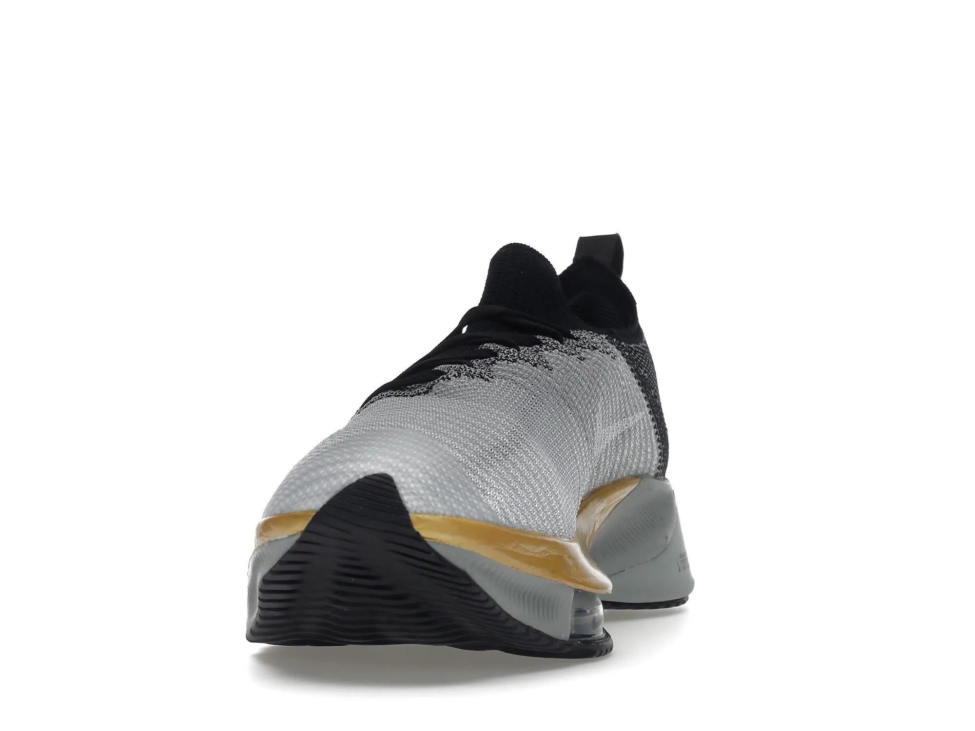 Фото № 3 с приближением к товару «‎Nike Air Zoom Tempo Next% Flyknit Wolf Grey Metallic Gold Coin»