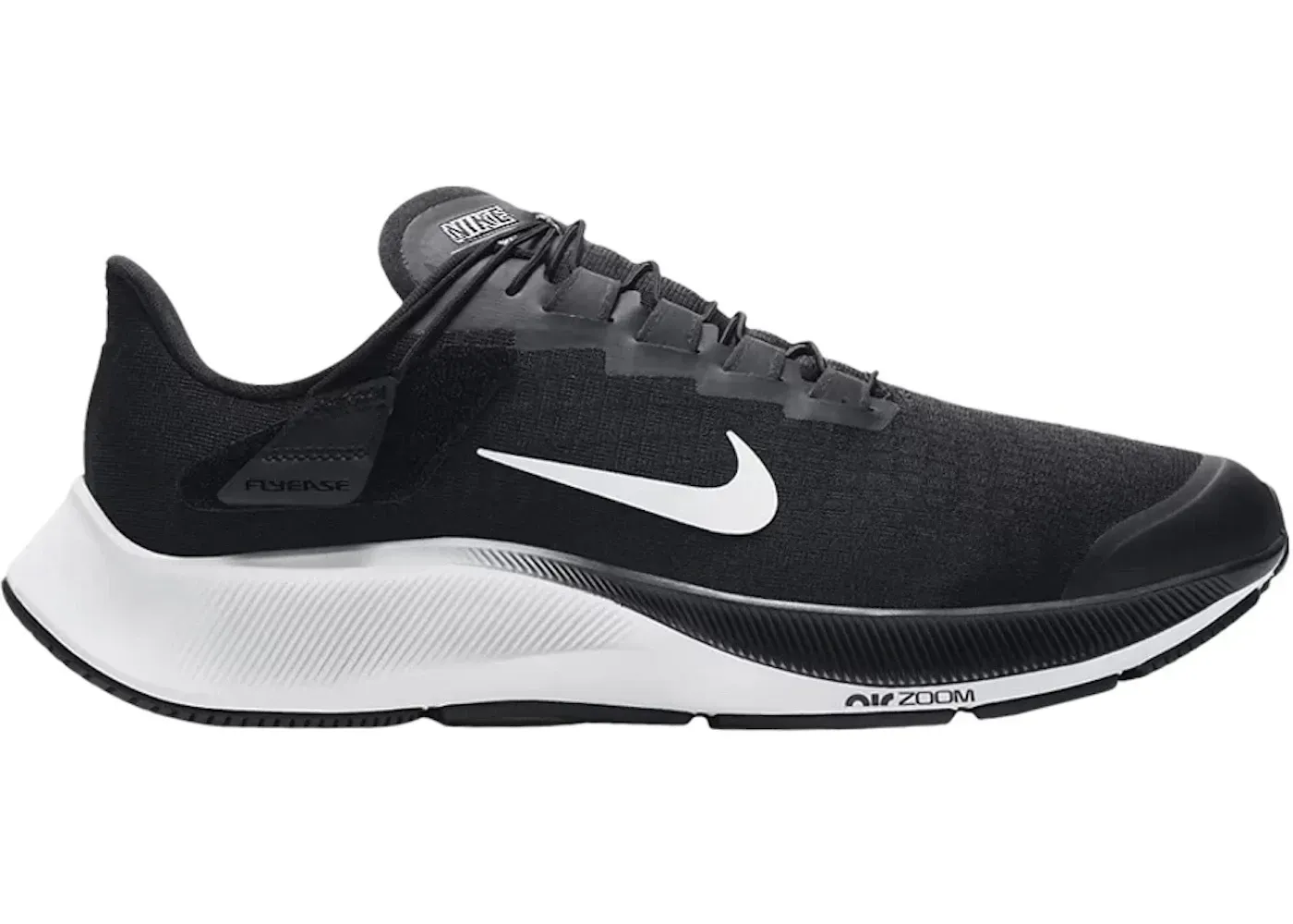 Фото № 1 с приближением к товару «‎Nike Air Zoom Pegasus 37 FlyEase Black (4E Extra-Wide)»
