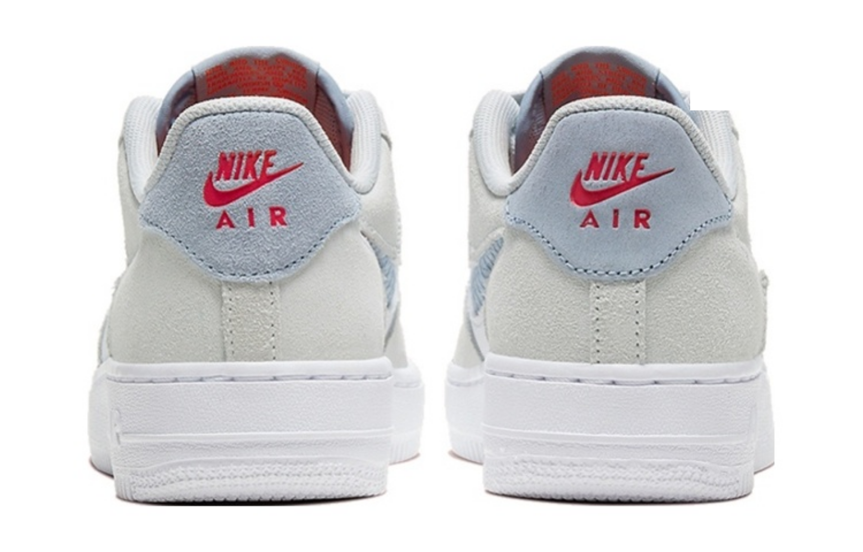Фото № 4 с приближением к товару «‎Nike Air Force 1 Low Gs 'Transparent White Swoosh'»