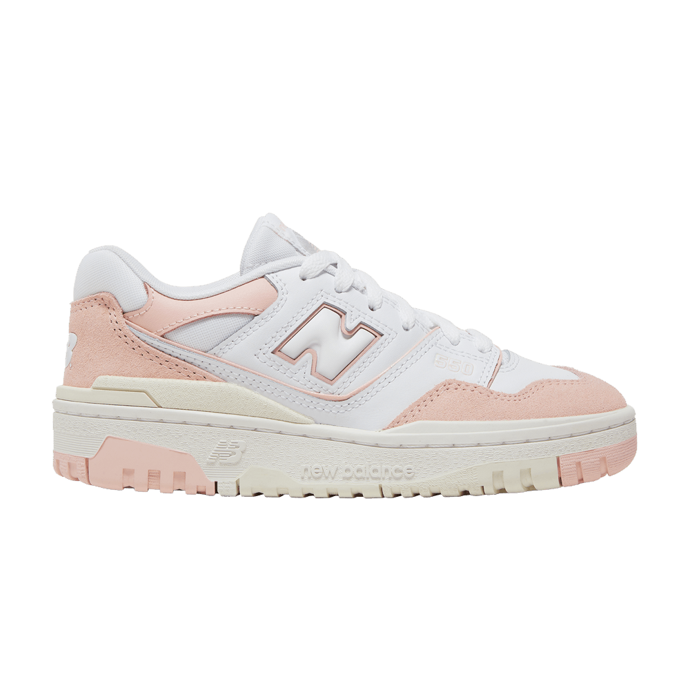 New Balance 550 Big Kid Pink Sand White