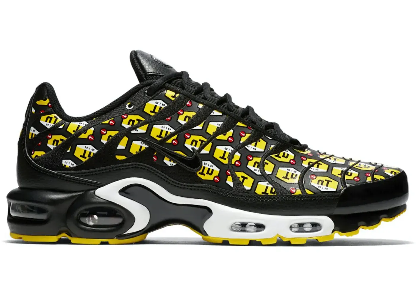Фото № 1 с приближением к товару «‎Nike Air Max Plus QS All-Over Print Black»