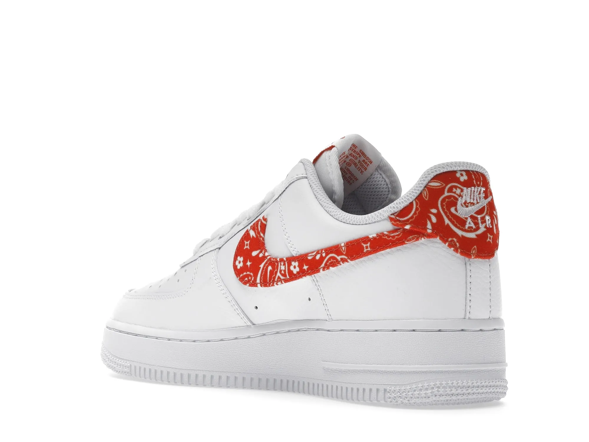Фото № 6 с приближением к товару «‎Nike Air Force 1 Low Orange Paisley »