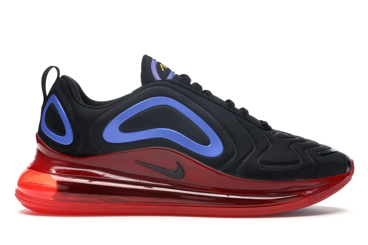 Фото № 1 с приближением к товару «‎Nike Air Max 720 Black Blue Red»