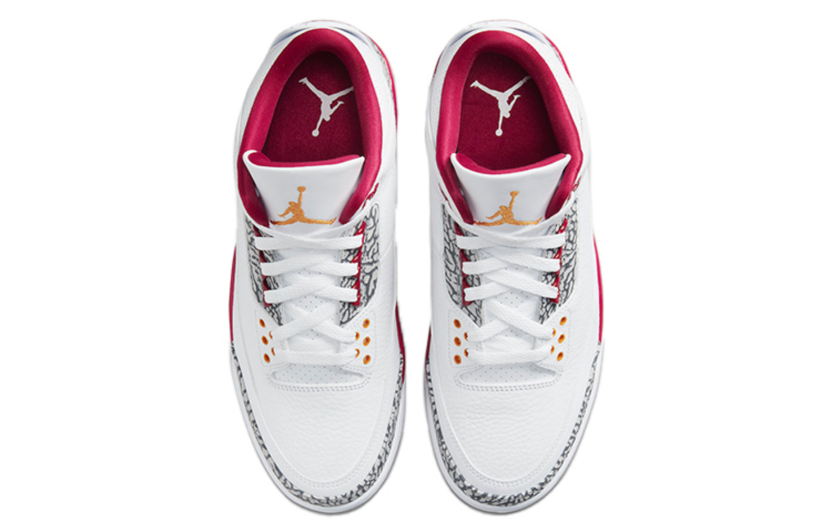 Фото № 4 с приближением к товару «‎Nike Air Jordan 3 Retro Vintage Basketball shoes Cardinal Red»