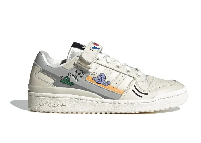 Фото № 1 с приближением к товару «‎adidas Forum Low Slide White»