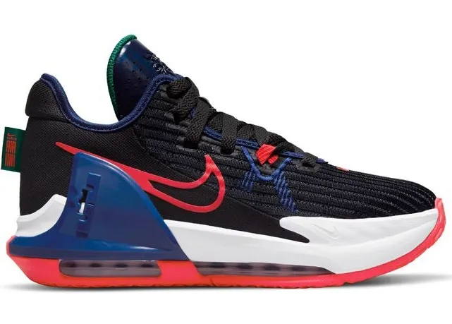 Фото № 1 с приближением к товару «‎Nike LeBron Witness 6 Black Royal Siren Red »
