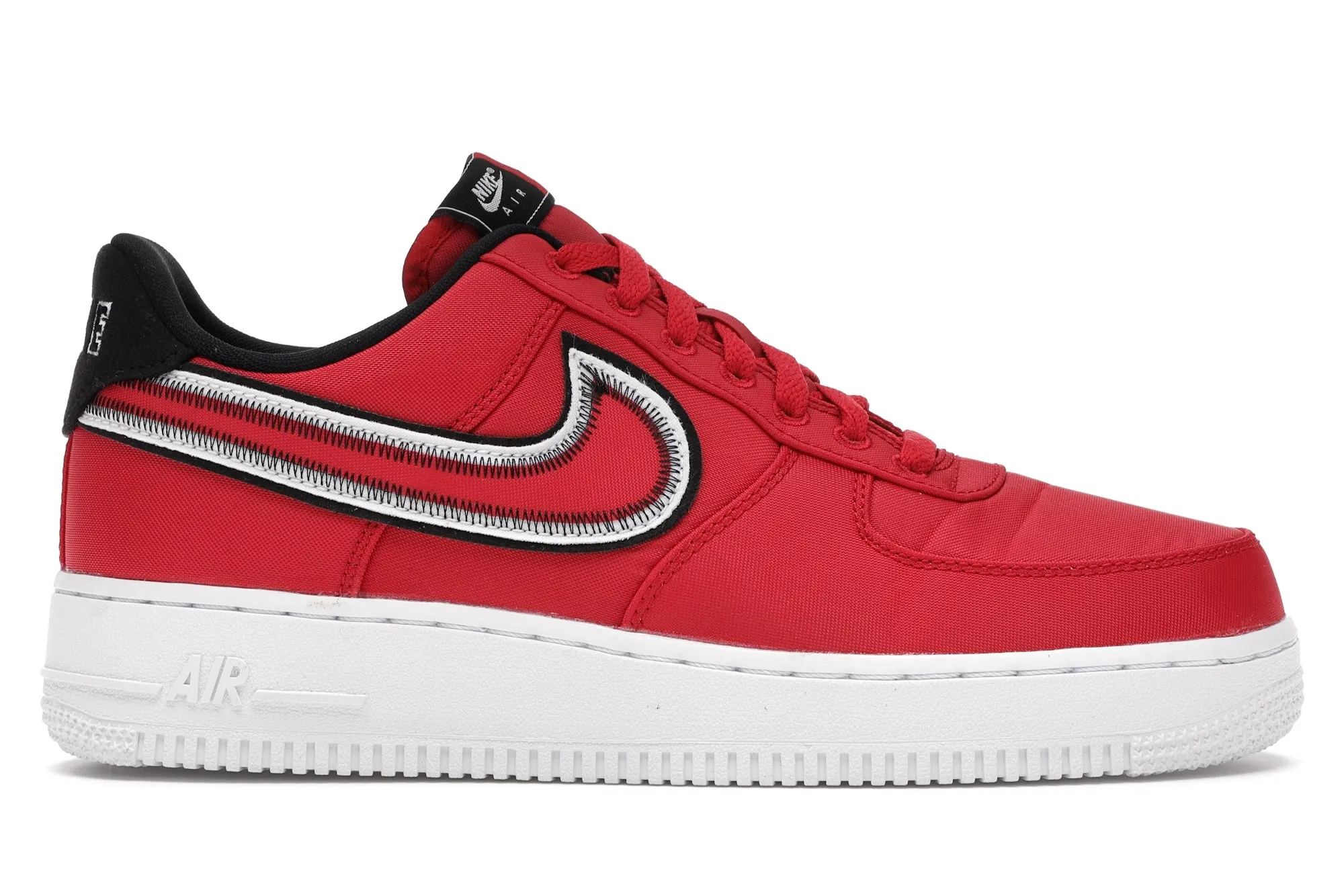 Фото № 1 с приближением к товару «‎Nike Air Force 1 Low Reverse Stitch University Red»