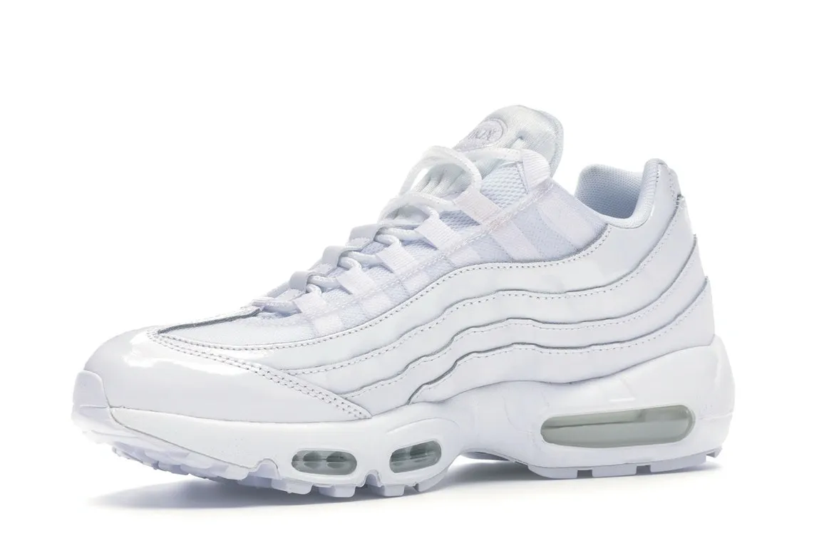 Фото № 3 с приближением к товару «‎Nike Air Max 95 Triple White »