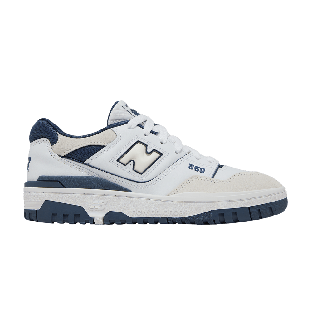 New Balance 550 Big Kid White Vintage Indigo