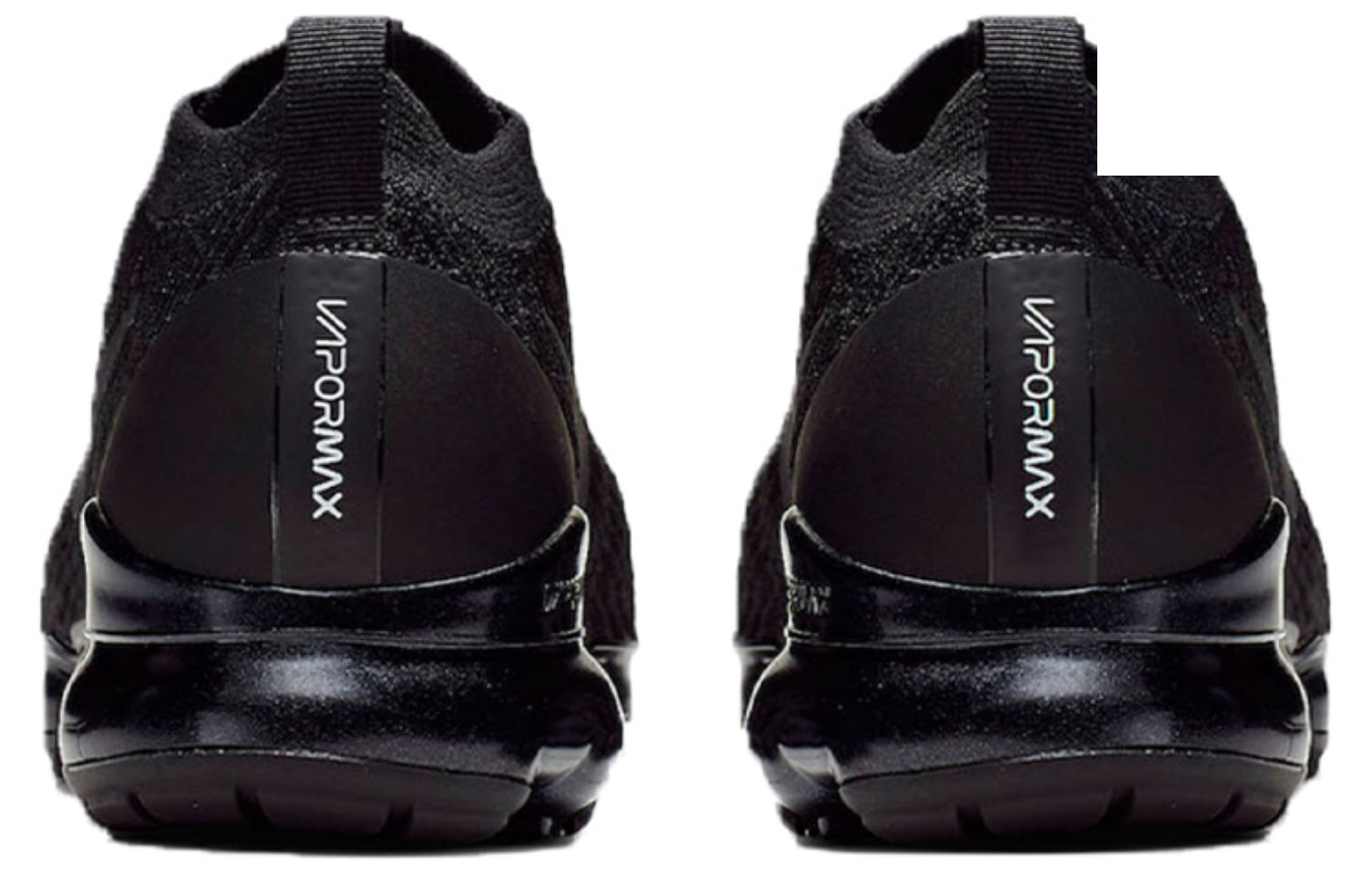 Фото № 4 с приближением к товару «‎Nike Air VaporMax Flyknit 3.0 Running Shoes Triple Black»