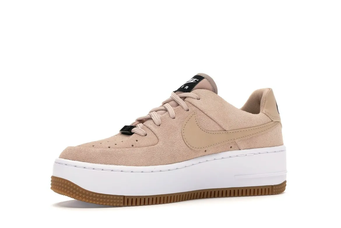 Фото № 2 с приближением к товару «‎Nike Air Force Sage Low Beige Suede »