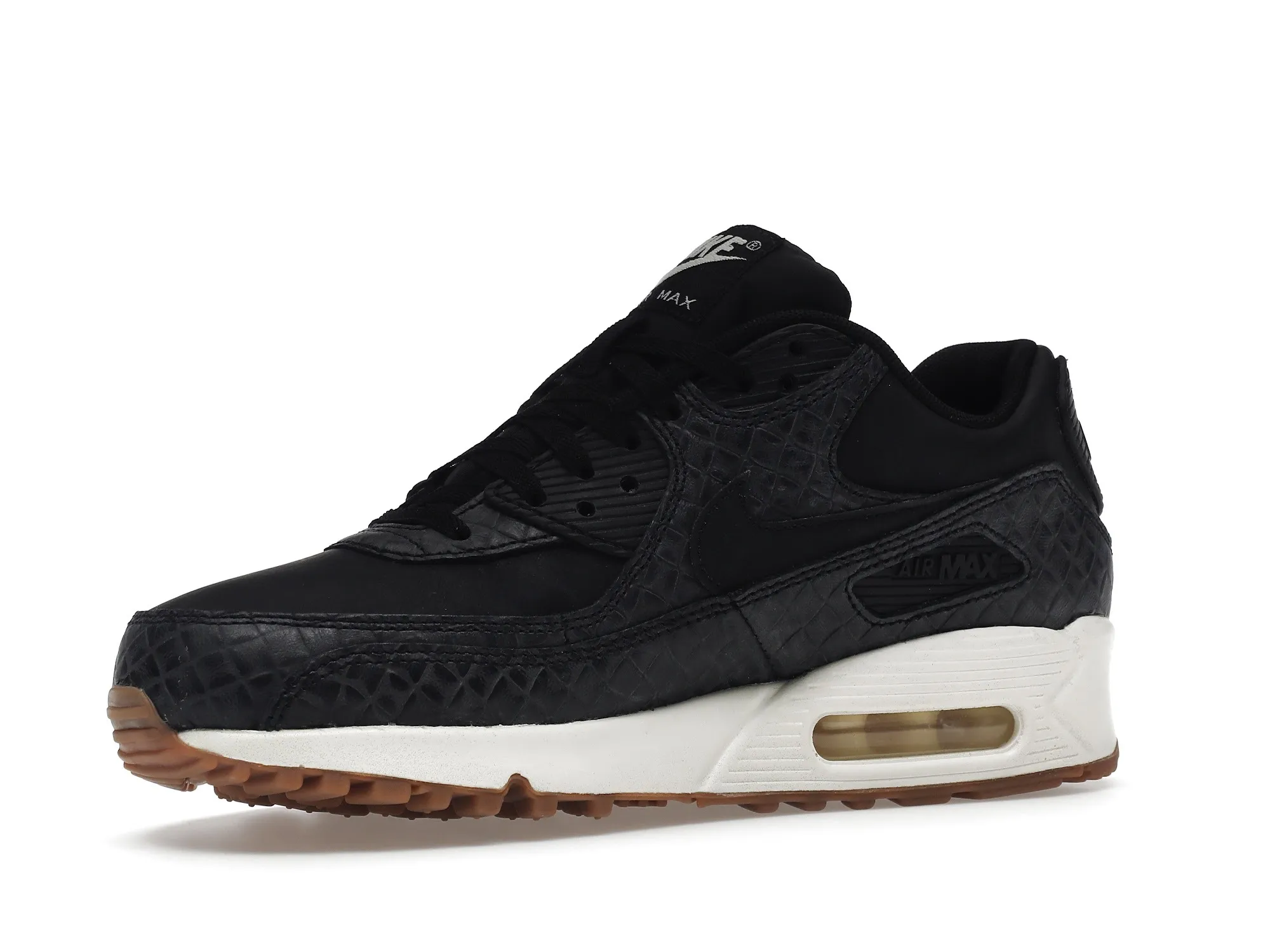 Фото № 2 с приближением к товару «‎Nike Air Max 90 Premium Black Sail »