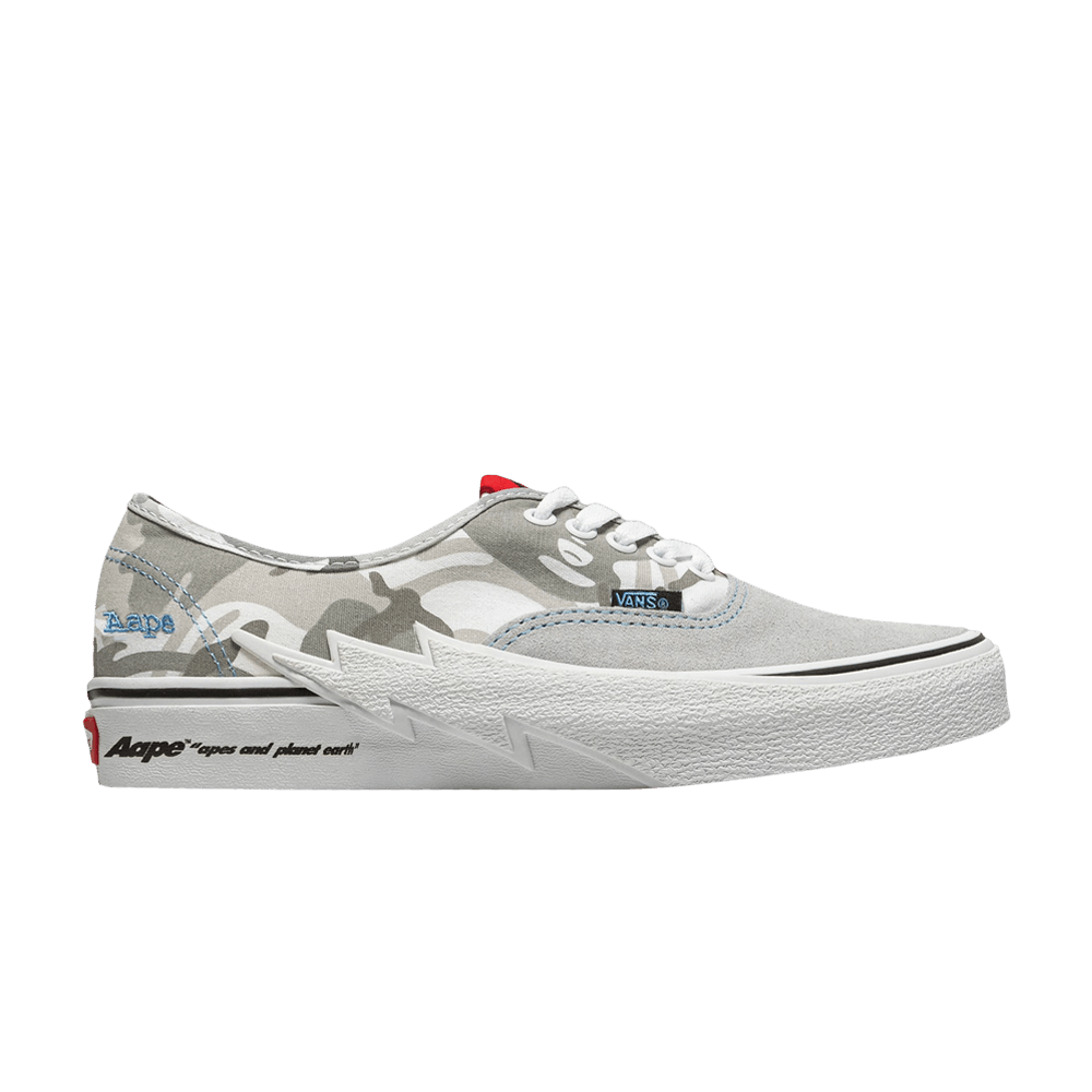 AAPE x Vans Authentic Bolt - Grey Camo