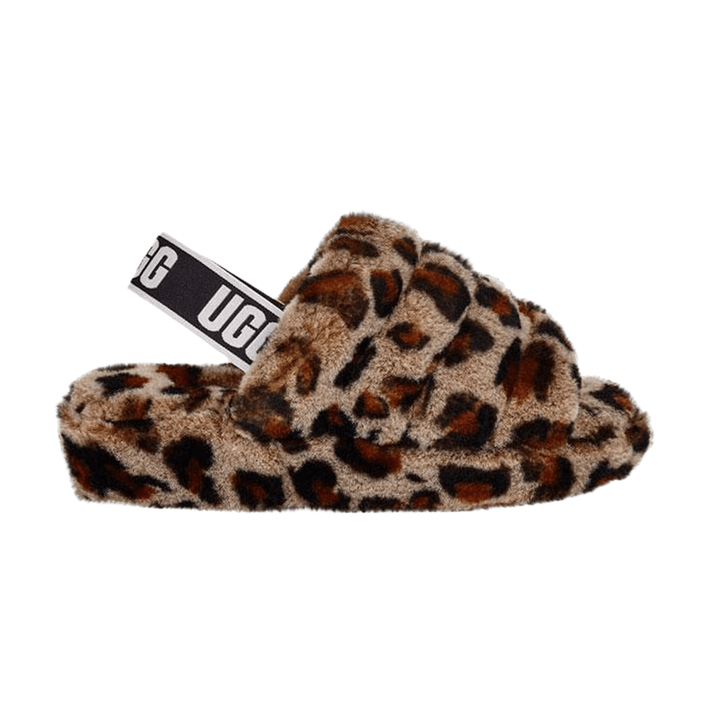 UGG Women's Fluff Yeah Slide Leopard
