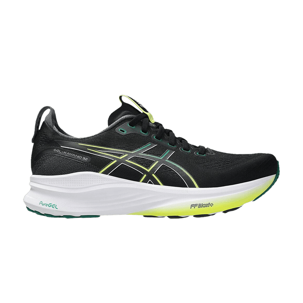 ASICS Gel Kayano 32 Black Jasper Green