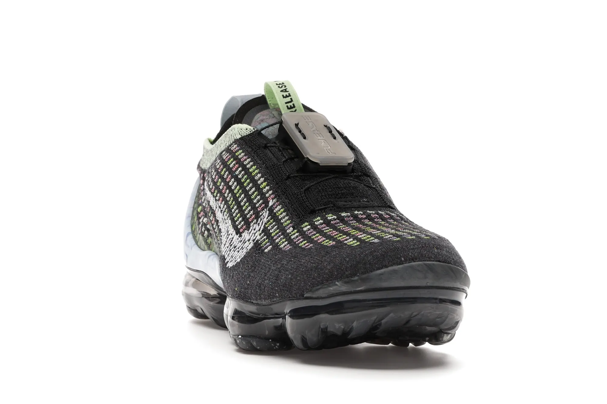 Фото № 4 с приближением к товару «‎Nike Air VaporMax 2020 Flyknit Black Barely Volt »