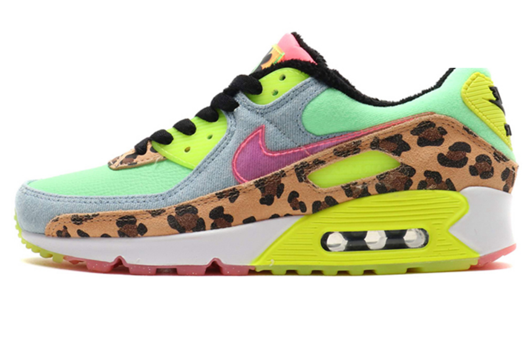 Фото № 1 с приближением к товару «‎Nike Wmns Air Max 90 LX 'Illusion Green'»