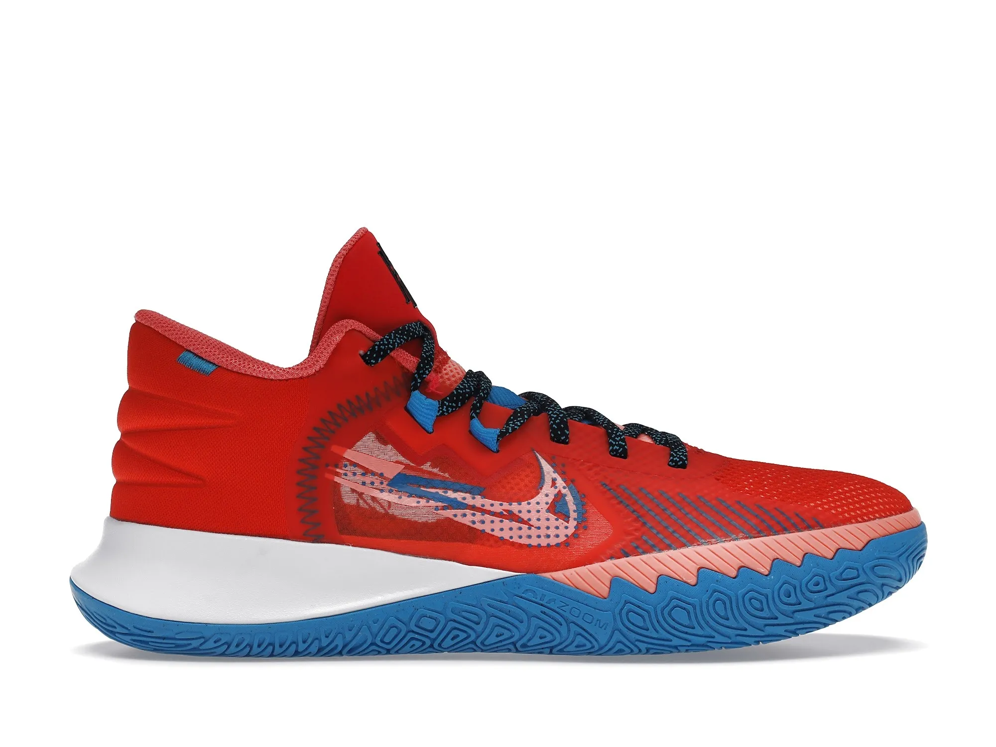 Фото № 1 с приближением к товару «‎Nike Kyrie Flytrap V Habanero Red Blue Hero»