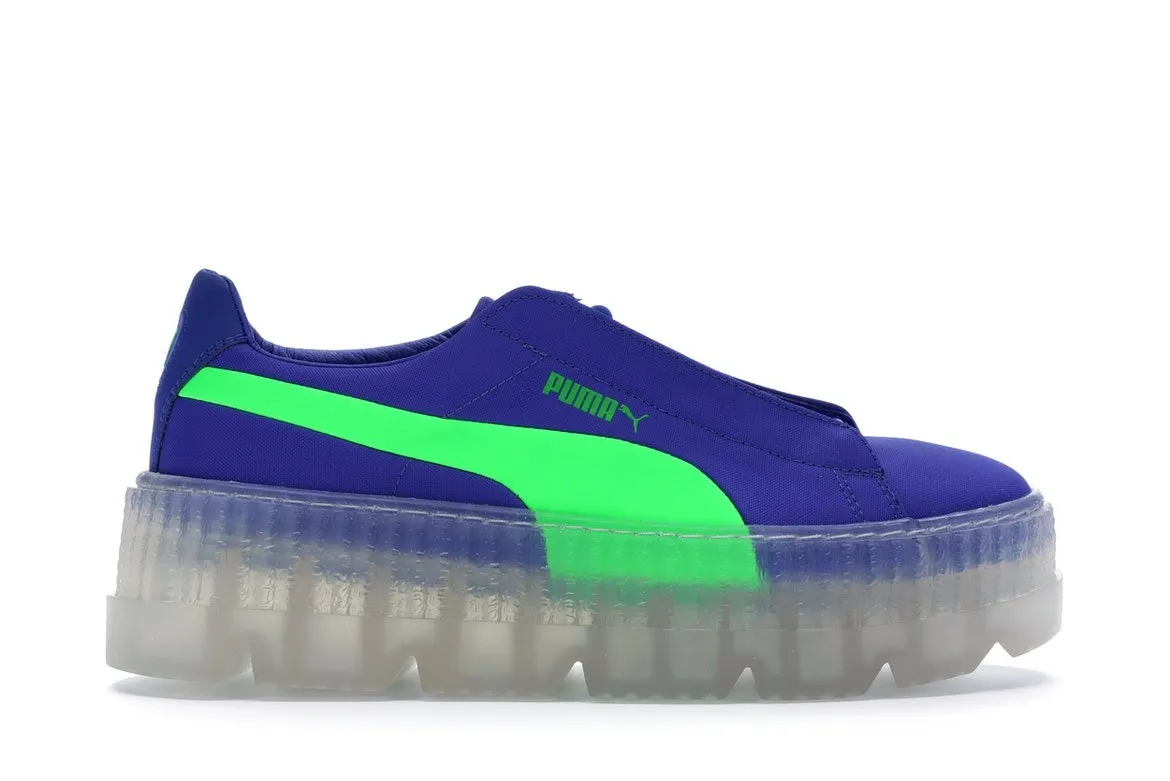 Фото № 1 с приближением к товару «‎Puma Cleated Creeper Surf Rihanna Fenty Blue Green »
