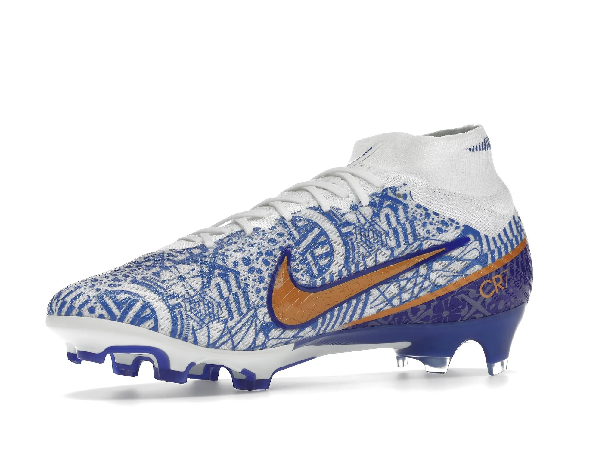 Фото № 3 с приближением к товару «‎Nike Zoom Mercurial Superfly 9 Elite CR7 FG Azulejo»