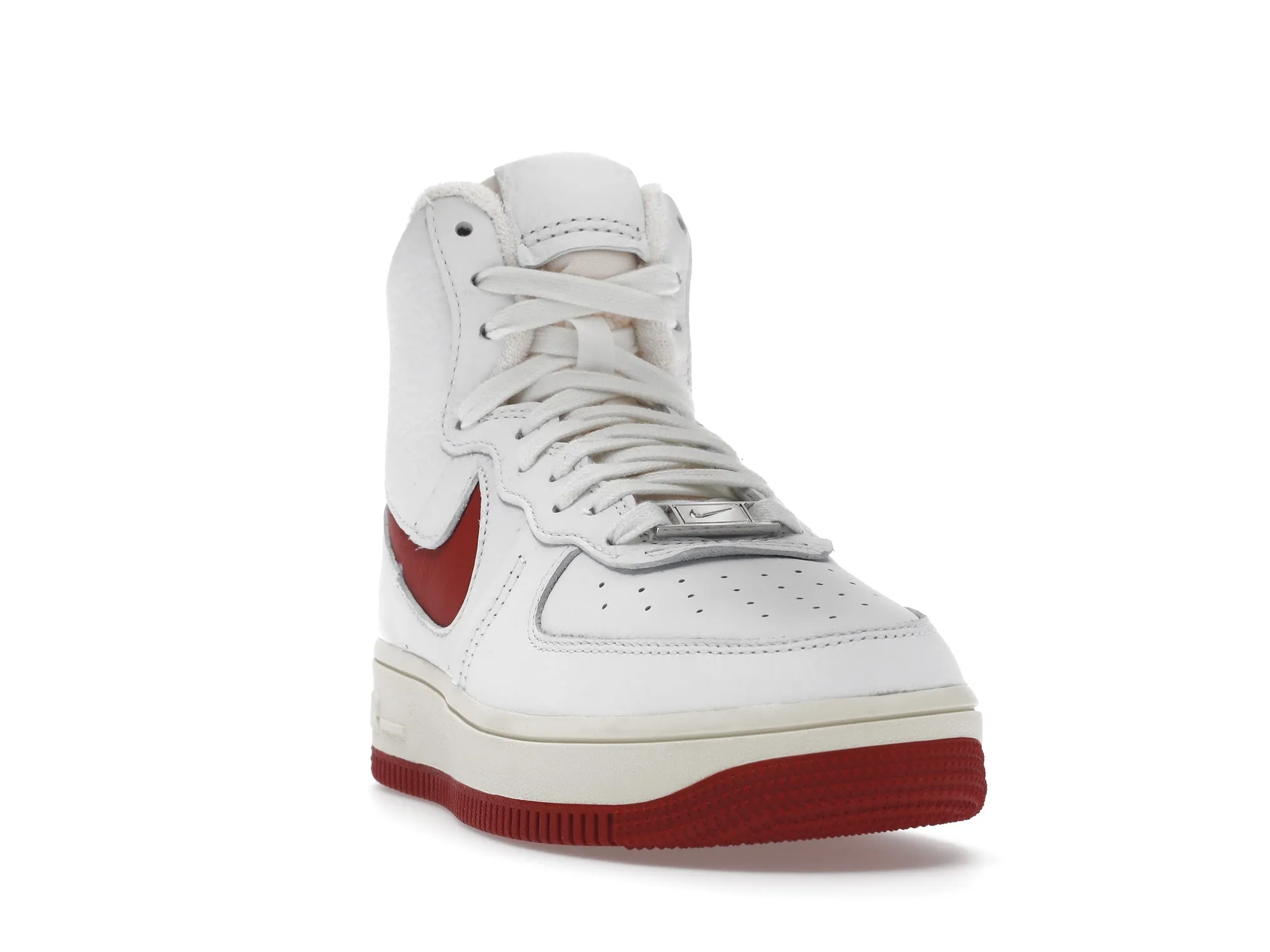Фото № 2 с приближением к товару «‎Nike Air Force 1 High Sculpt Summit White Gym Red »