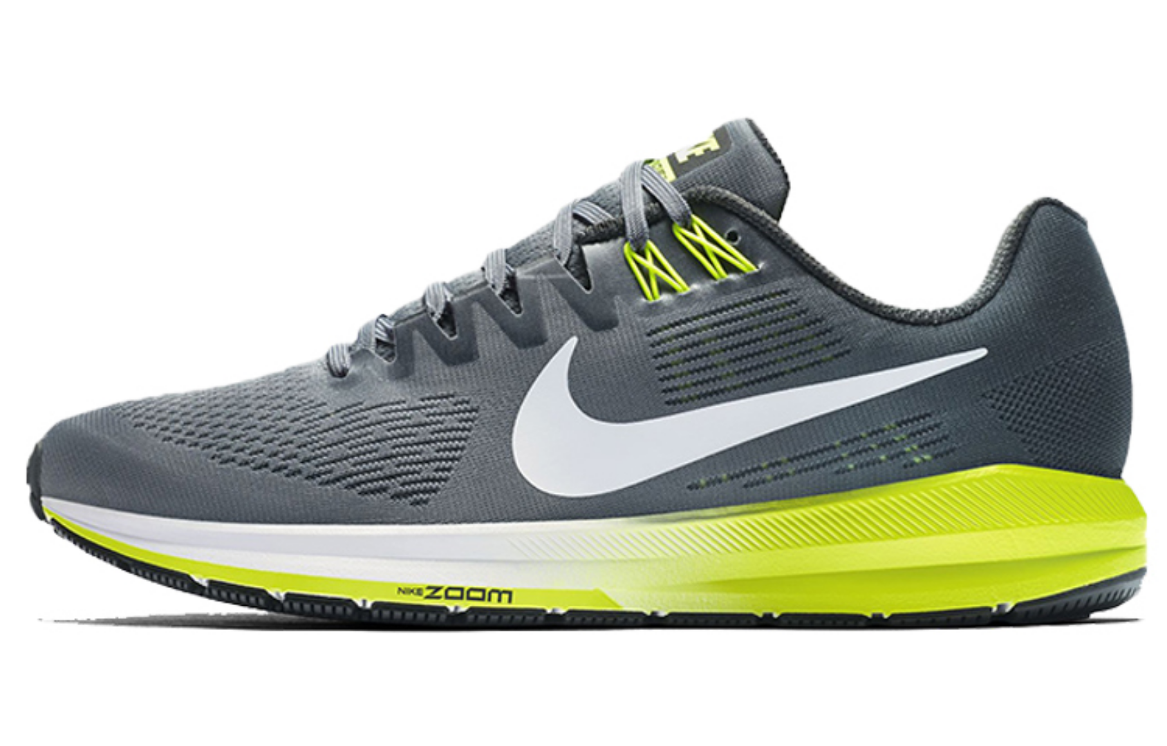 Фото № 1 с приближением к товару «‎Nike Air Zoom Structure 21 GreyYellow»