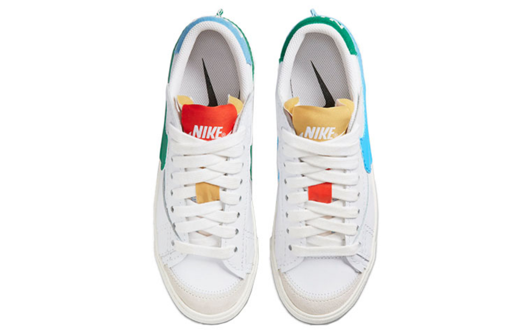 Фото № 4 с приближением к товару «‎Nike Blazer Low Jumbo Low-Top Sneakers WhiteBlue»
