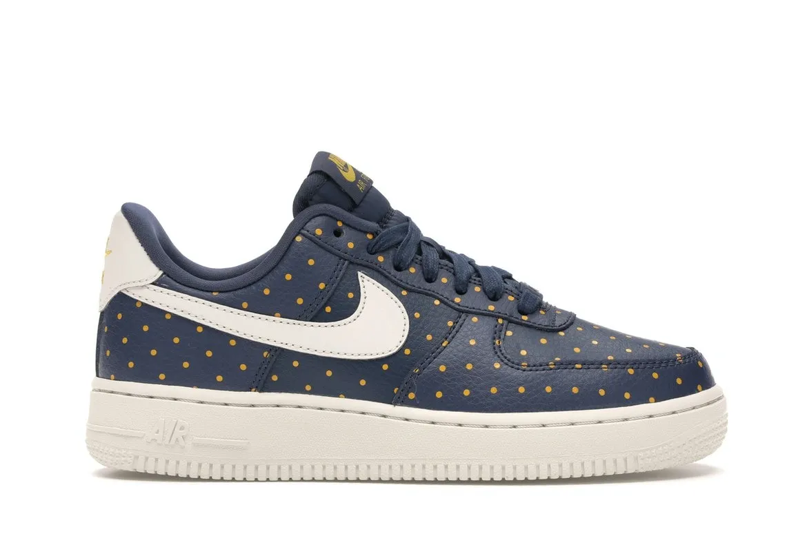 Фото № 1 с приближением к товару «‎Nike Air Force 1 Low Thunder Blue Yellow Ochre »