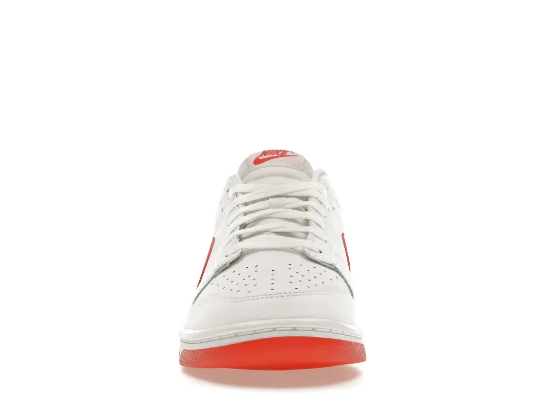 Фото № 2 с приближением к товару «‎Nike Dunk Low Retro White Picante Red»