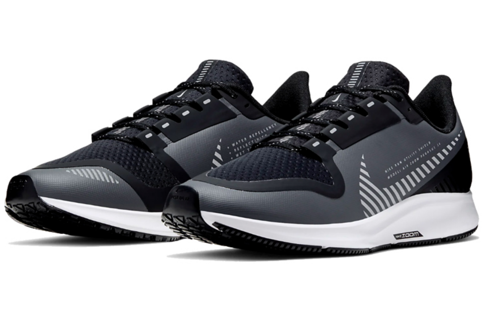 Фото № 3 с приближением к товару «‎Nike Air Zoom Pegasus 36 Shield Running Shoes Cool Grey»