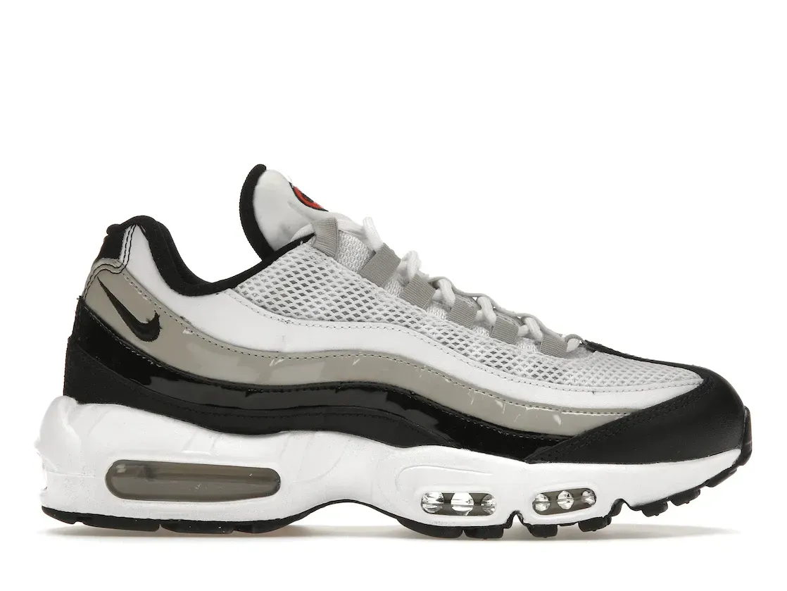 Фото № 1 с приближением к товару «‎Nike Air Max 95 White Light Iron Ore Black Patent »