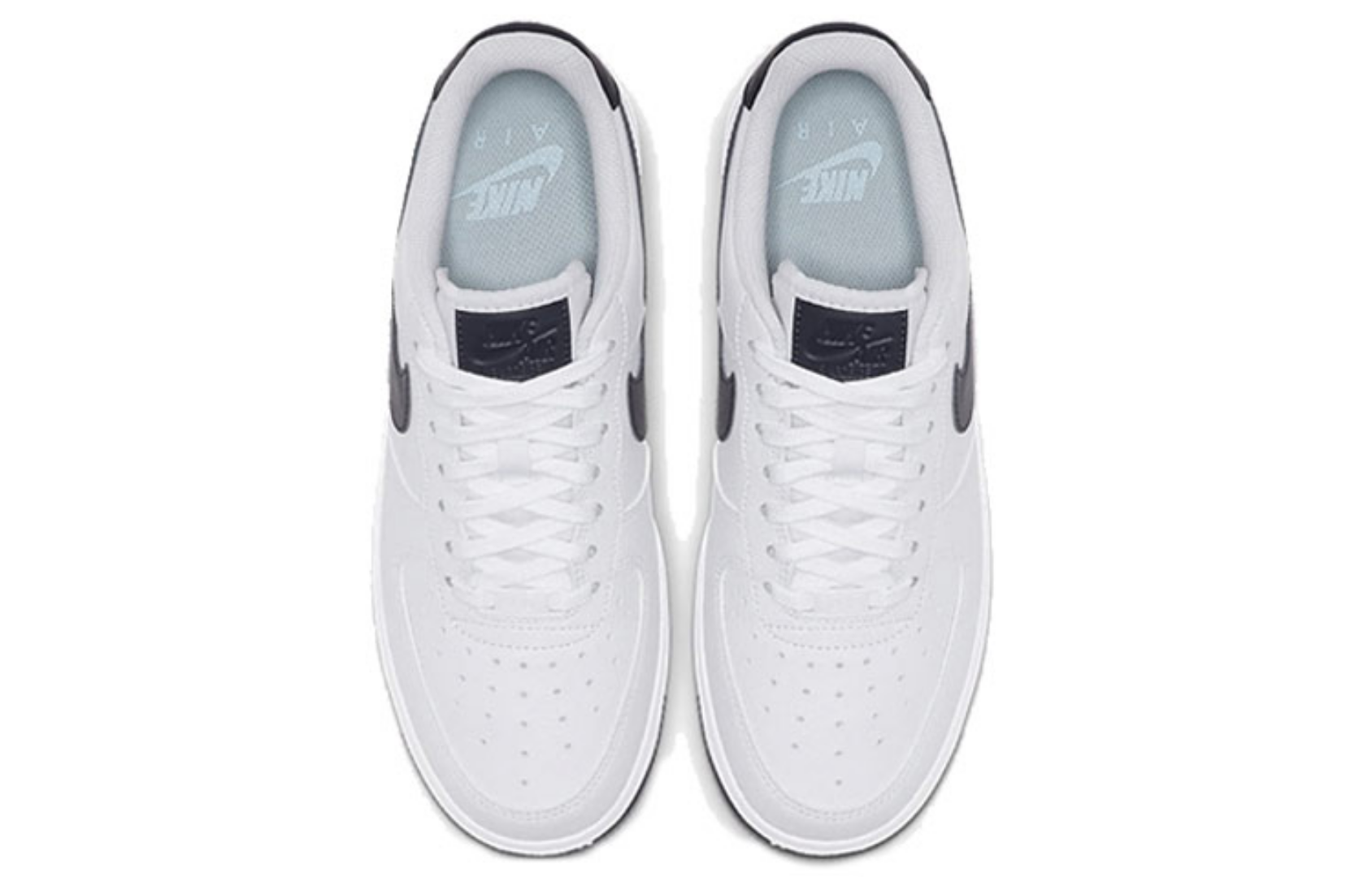 Фото № 3 с приближением к товару «‎Nike Air Force 1 '07 Skate Shoes White Obsidian»