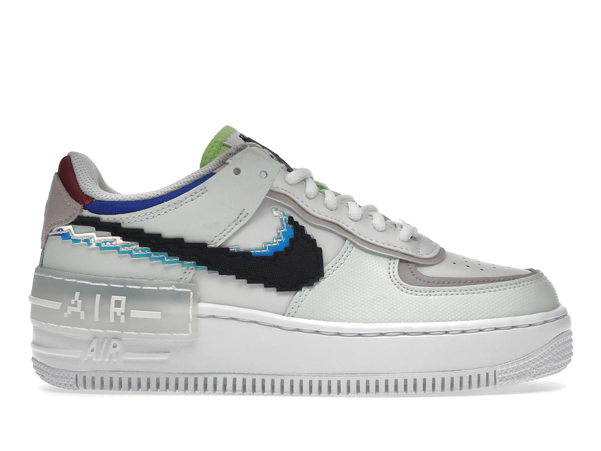 Фото № 1 с приближением к товару «‎Nike Air Force 1 Low Shadow 8 Bit Barely Green »