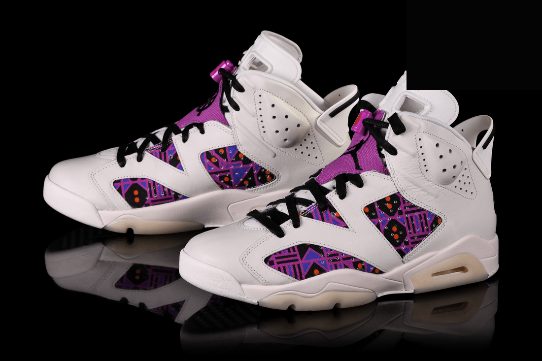 Фото № 3 с приближением к товару «‎Air Jordan 6 Retro 'Quai 54 - Purple'»