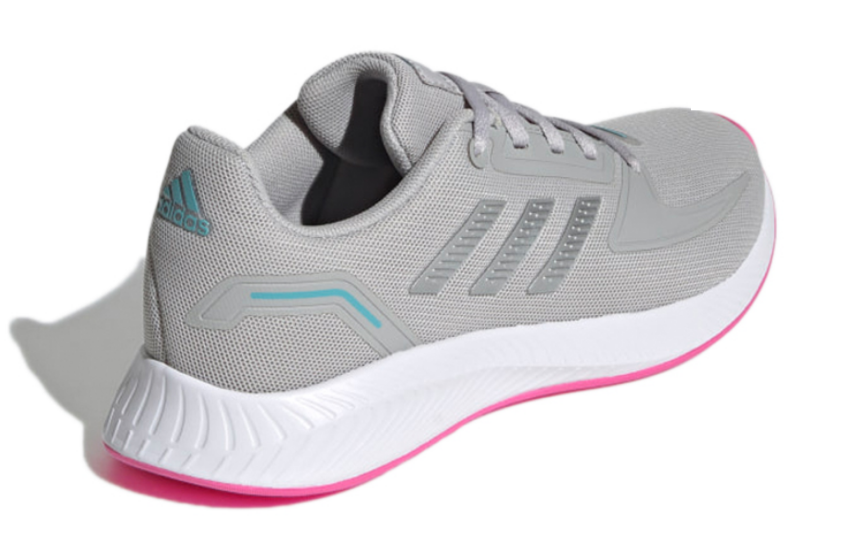Фото № 4 с приближением к товару «‎adidas neo Runfalcon 2.0 Sports Shoes K GreyPink»