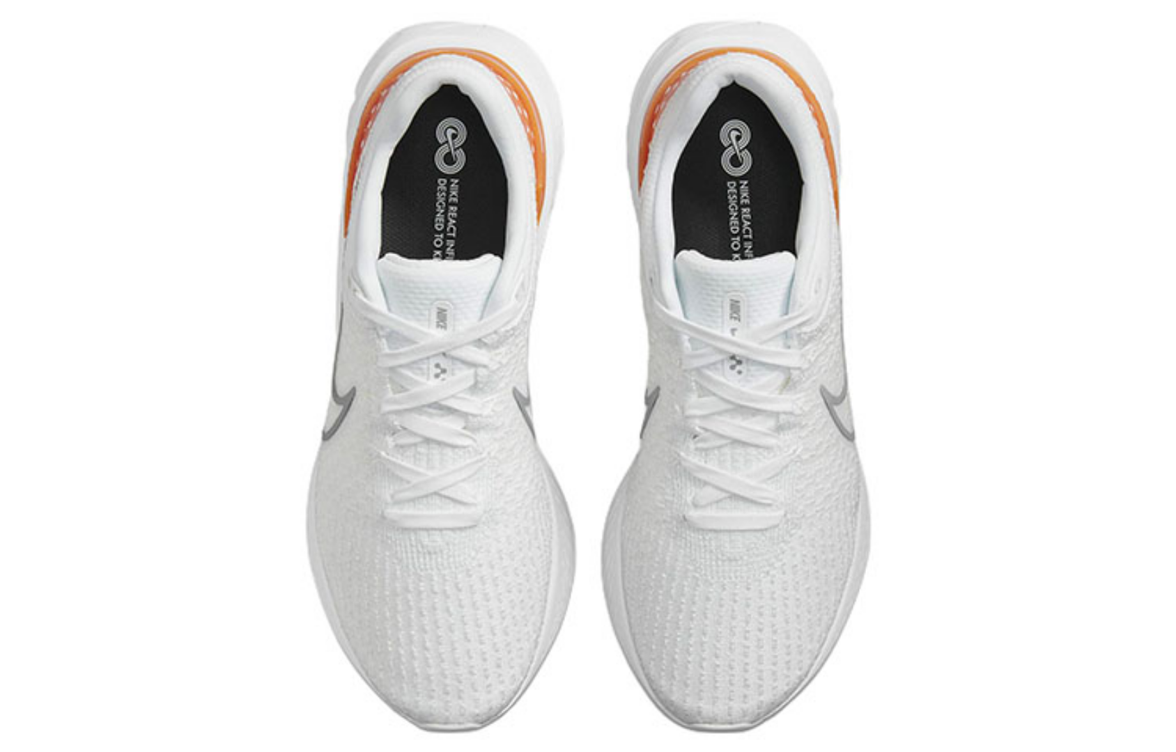 Фото № 4 с приближением к товару «‎Nike React Infinity Run FK 3 Low Running Shoes WhiteYellow»