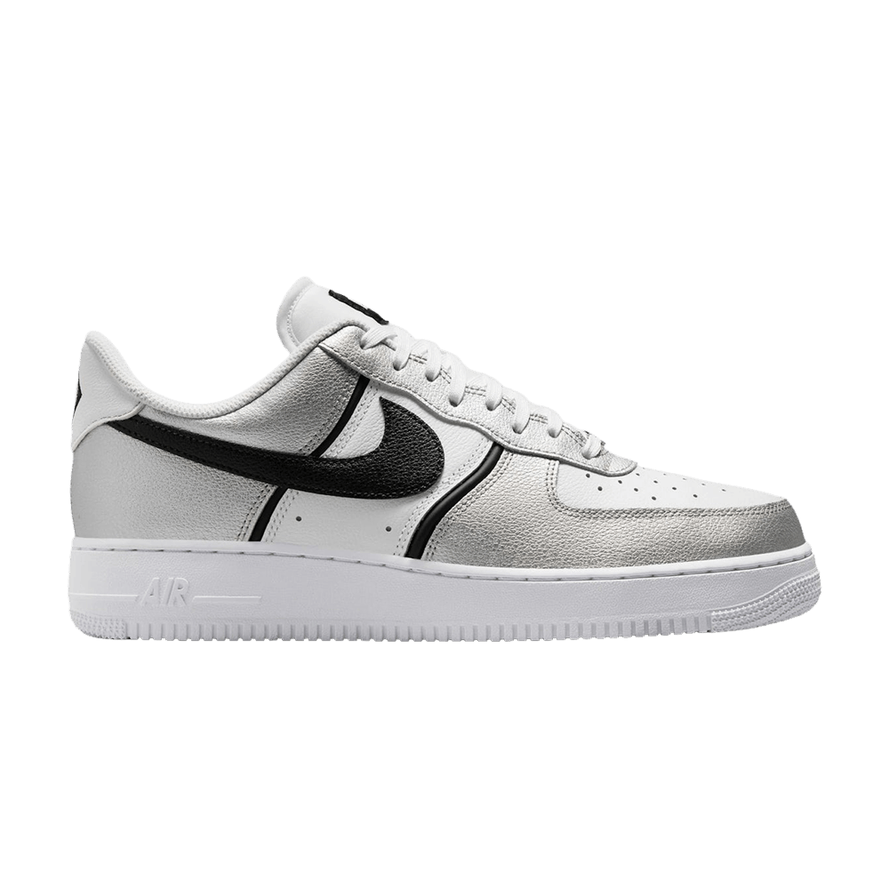 Nike Air Force 1 07 Lv8 Metallic Silver Black White