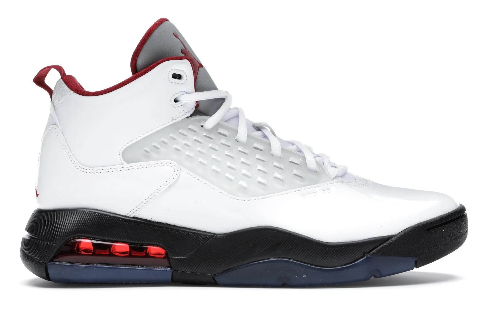 Фото № 1 с приближением к товару «‎Jordan Maxin 200 White Black Gym Red»