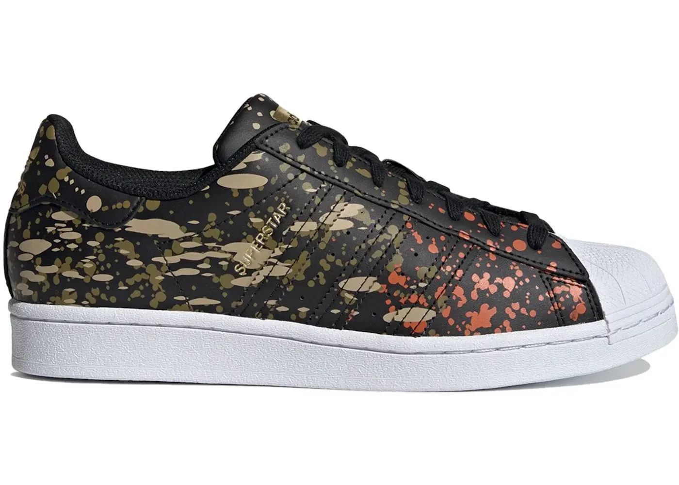 Фото № 1 с приближением к товару «‎adidas Superstar Splashes, Splatter and Drips Black»