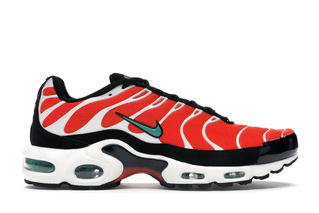 Фото № 1 с приближением к товару «‎Nike Air Max Plus Team Orange Neptune Green»