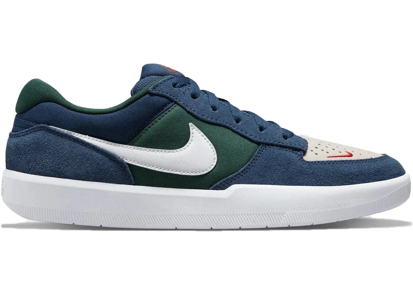 Фото № 1 с приближением к товару «‎Nike SB Force 58 Navy Noble Green»