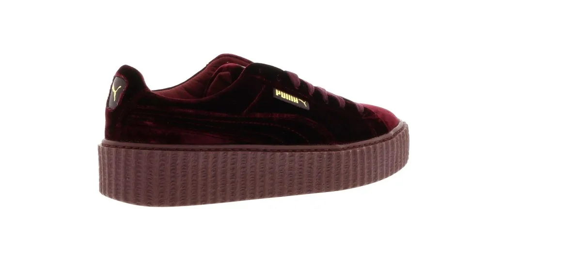 Фото № 6 с приближением к товару «‎Puma Creeper Velvet Rihanna Fenty Royal Purple »