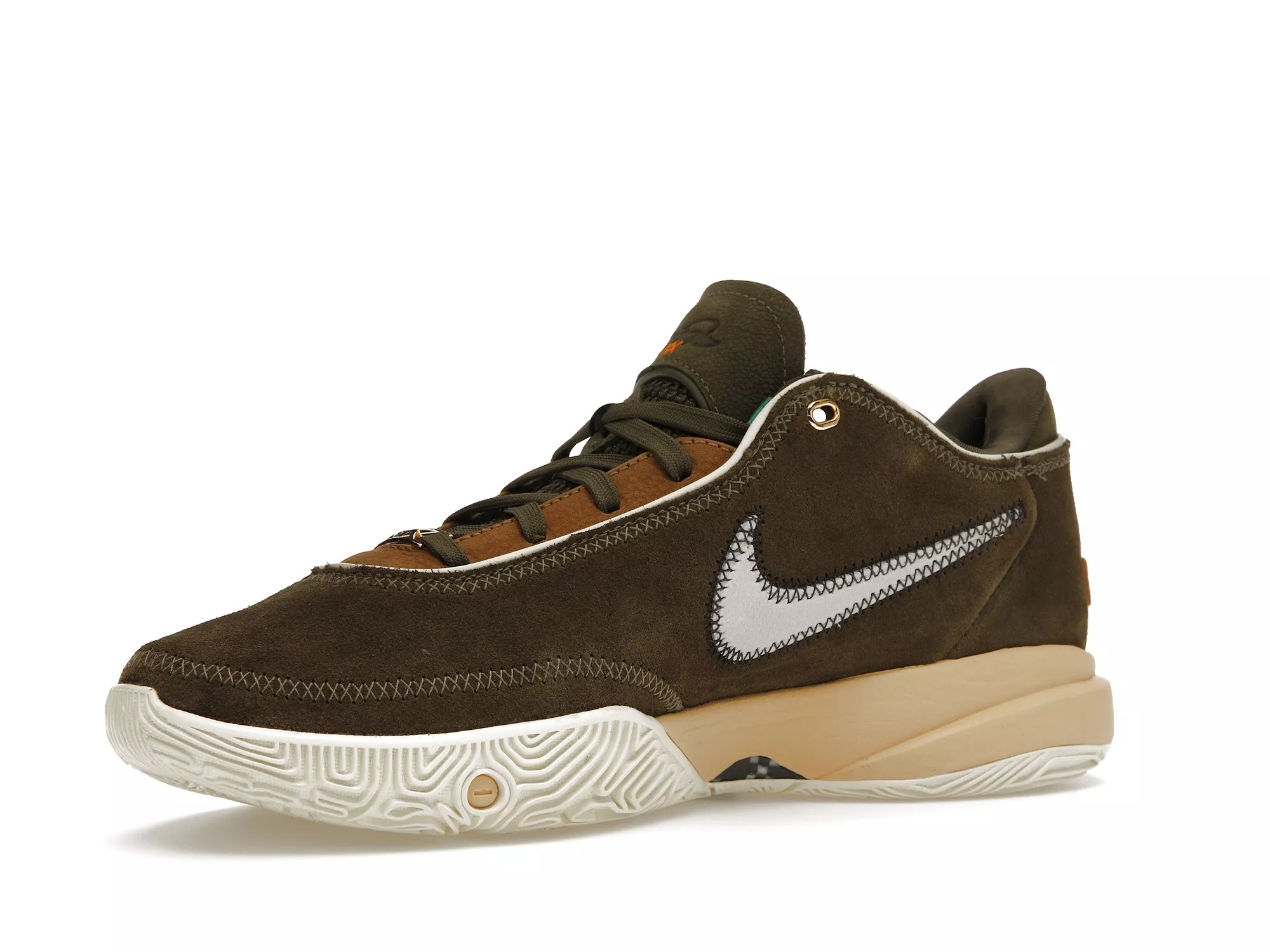 Фото № 2 с приближением к товару «‎Nike LeBron 20 Olive Green»