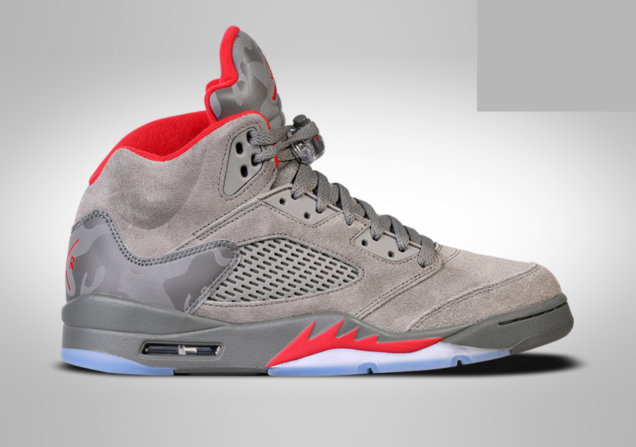 Camo jordan 5 hotsell