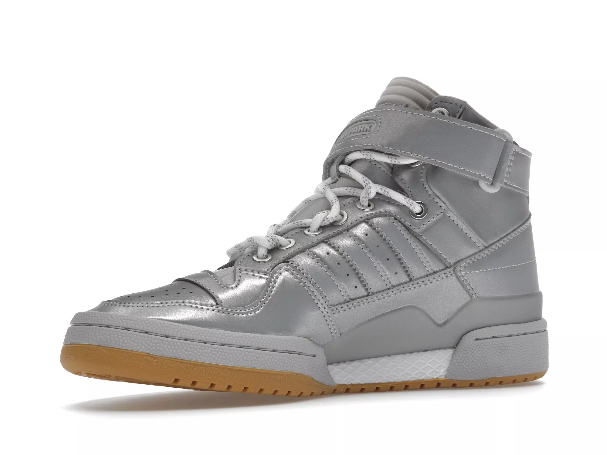 Фото № 2 с приближением к товару «‎adidas Forum Mid Ivy Park Icy Park Silver»